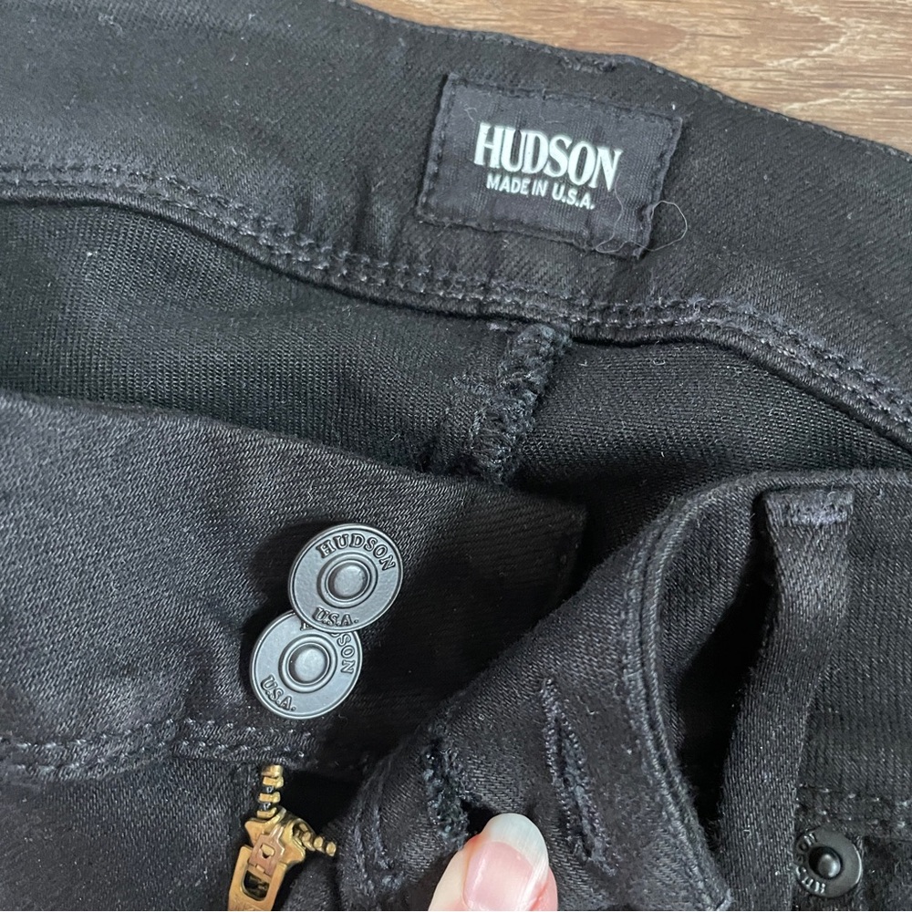 Hudson Collin flap black jeans 28 - Picture 3 of 6
